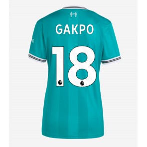 Liverpool Cody Gakpo #18 Tredje Tröja Kvinnor 2025-26 Kortärmad